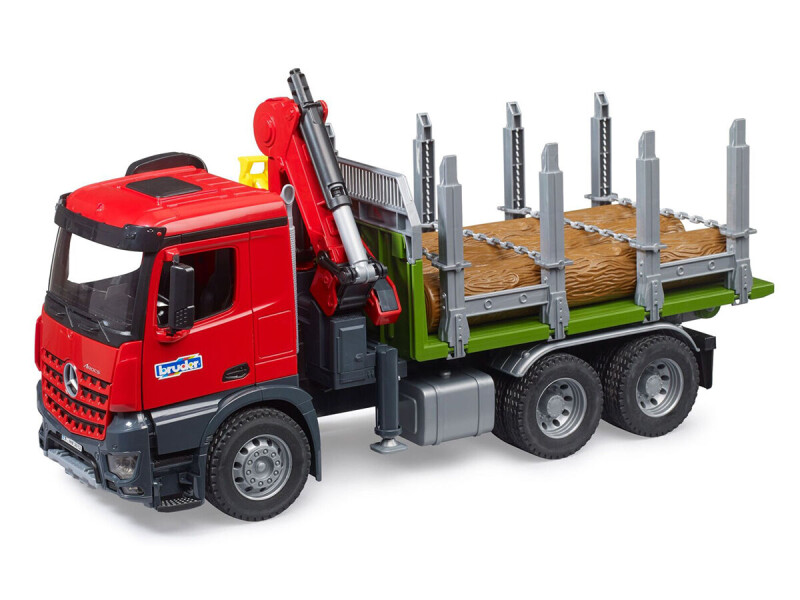 Bruder MB Arocs Přepravník na dřevo s hydraulickou rukou 1:16